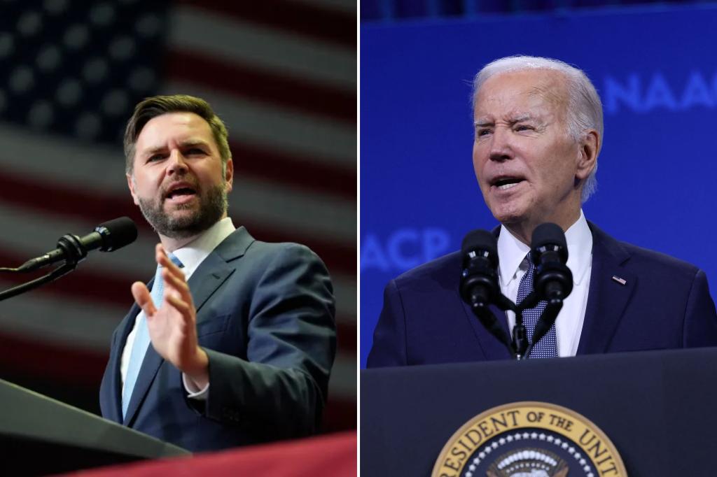 JD Vance calls on Biden to resign from presidency immediately